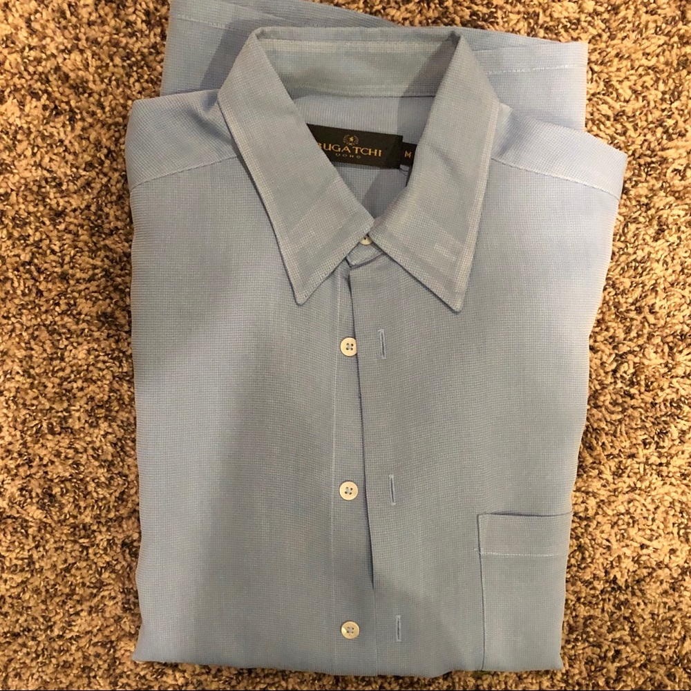 Short Sleeve Bugatchi Button Down